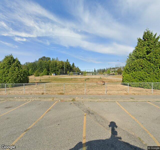 Semiahmoo Town Centre Beach Volleyball Court #4, aerial view