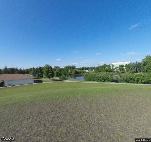 Steinbach Beach Volleyball Court, aerial view