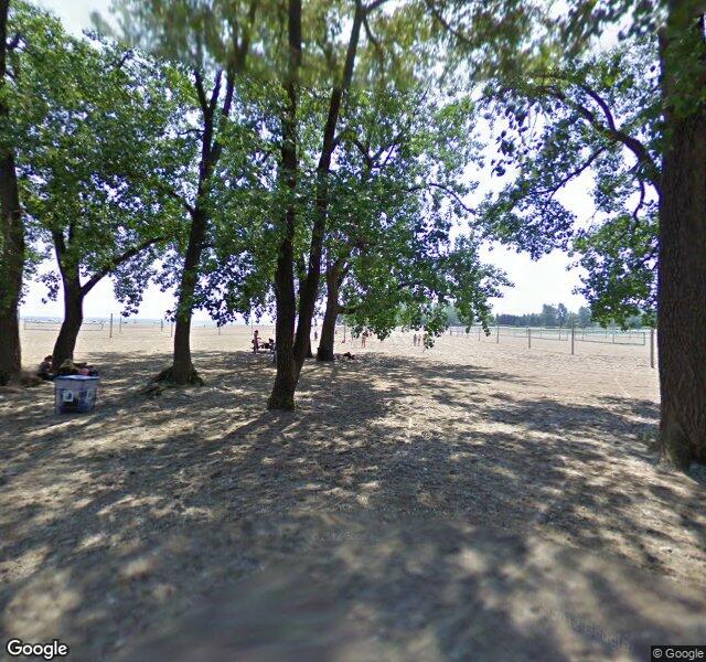 South Riverdale Beach Volleyball Court #104, aerial view