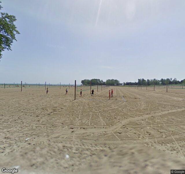 South Riverdale Beach Volleyball Court #86, aerial view