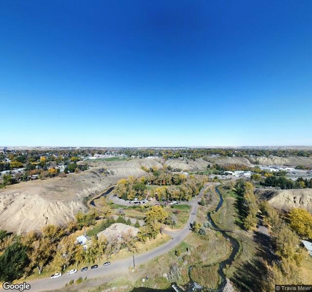 Medicine Hat Beach Volleyball Court #1, aerial view