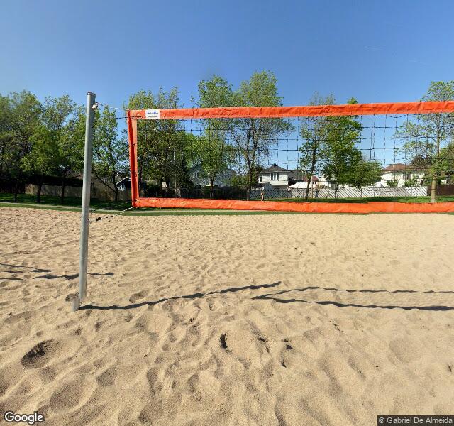 Sainte-Rose Beach Volleyball Court #1, aerial view