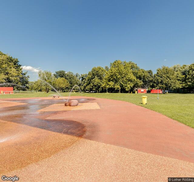 Eschersheim Beach Volleyball Court, aerial view