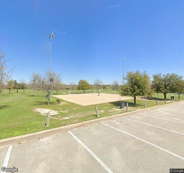 Sand Volleyball Court, Round Rock, TX, aerial view