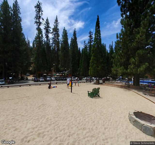 Sand Volleyball Court, Yokuts Valley, CA, aerial view