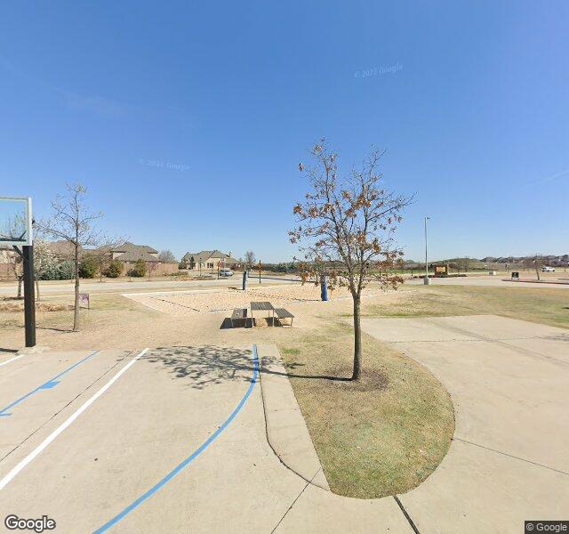 Sand Volleyball Court, Prosper, TX, aerial view